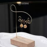  Khuyên Tai Vàng Trang Sức Kim Tâm Như Ý 