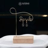  Khuyên Tai Vàng Trang Sức Kim Tâm Như Ý 