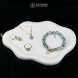  Mặt Dây Chuyền Đồng Điếu Móc Hồ Ly Ngọc Phỉ Thúy Hoa Bay (Không Kén Mệnh) 