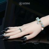  Vòng Dây Cáp Ngọc Hoa Bay Ngũ Điếu Mix Hồ Ly Chúa, Cỏ 4 Lá, Lu Thống Trơn Dài Chạm KT, Túi Tiền, Khánh Bình An (Không Kén Mệnh) 