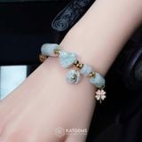  Vòng Dây Cáp Ngọc Hoa Bay Ngũ Điếu Mix Hồ Ly Chúa, Cỏ 4 Lá, Lu Thống Trơn Dài Chạm KT, Túi Tiền, Khánh Bình An (Không Kén Mệnh) 