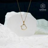  Mặt Dây Chuyền Hồ Ly Đá Moon (Thủy, Kim) 