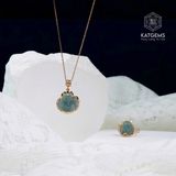  Mặt Dây Chuyền Hồ Ly Lam Ngọc (Không Kén Mệnh) 