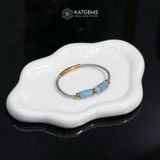  Vòng Dây Cáp Ngũ điếu Đá Aqua Mix Ngũ Điếu Và Lu Thống (Thủy, Mộc) 