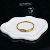  Vòng Dây Cáp Thạch Anh Tóc Vàng Lu Thống Chạm Mix Ngũ Điếu (Kim, Thổ) 