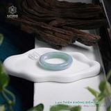  Vòng Khối Ngọc Phỉ Thúy Lam Thiên Không Điểm Táo Cao Cấp Bản Hẹ 12.6 x 8.8 x 51 (Không Kén Mệnh) 