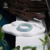  Vòng Khối Ngọc Phỉ Thúy Lam Thiên Không Điểm Táo Cao Cấp Bản Hẹ 12.6 x 8.8 x 51 (Không Kén Mệnh) 