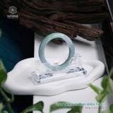  Vòng Khối Ngọc Phỉ Thúy Lam Thiên Không Điểm Táo Cao Cấp Bản Hẹ 12.6 x 8.8 x 51 (Không Kén Mệnh) 