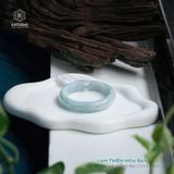  Vòng Khối Ngọc Phỉ Thúy Lam Thiên Hoa Bay Cao Cấp Bản Hẹ 13 x 8 x 54.8 (Không Kén Mệnh) 
