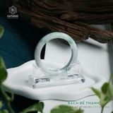  Vòng Khối Ngọc Phỉ Thúy Bạch Đế Thanh Cao Cấp Bản Hẹ 12.7 x 9 x 58.8 (Không Kén Mệnh) 