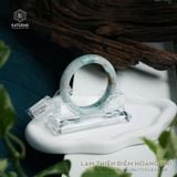 Vòng Khối Ngọc Phỉ Lam Thiên Điểm Hoàng Phỉ Cao Cấp Bản Hẹ 13.9 x 8.1 x 54.9 (Không Kén Mệnh) 