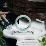  Vòng Khối Ngọc Phỉ Lam Thiên Điểm Hoàng Phỉ Cao Cấp Bản Hẹ 13.9 x 8.1 x 54.9 (Không Kén Mệnh) 