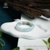  Vòng Khối Ngọc Phỉ Lam Thiên Điểm Hoàng Phỉ Cao Cấp Bản Hẹ 13.9 x 8.1 x 54.9 (Không Kén Mệnh) 