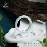  Vòng Khối Ngọc Phỉ Thúy Bạch Ngọc Cao Cấp Bản Hẹ 12 x 9 x 58.8 (Không Kén Mệnh) 