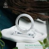  Vòng Khối Ngọc Phỉ Thúy Bạch Ngọc Cao Cấp Bản Hẹ 12 x 9 x 58.8 (Không Kén Mệnh) 