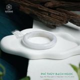  Vòng Khối Ngọc Phỉ Thúy Bạch Ngọc Cao Cấp Bản Hẹ 12 x 9 x 58.8 (Không Kén Mệnh) 