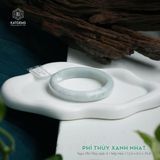  Vòng Khối Ngọc Phỉ Thúy Xanh Nhạt Cao Cấp Bản Hẹ 12.6 x 8.5 x 59.8 (Không Kén Mệnh) 