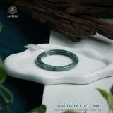  Vòng Khối Ngọc Phỉ Thúy Lục Lam Tài Cao Cấp Bản Đũa 8 x 8 x 55.6 (Không Kén Mệnh) 
