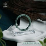  Vòng Khối Ngọc Phỉ Thúy Lục Lam Tài Cao Cấp Bản Đũa 8 x 8 x 55.6 (Không Kén Mệnh) 