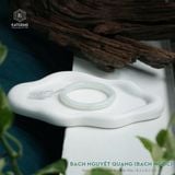  Vòng Khối Ngọc Phỉ Thúy Bạch Nguyệt Quang (Bạch Ngọc) Cao Cấp Bản Đũa 8.2 x 8.2 x 52.9 (Không Kén Mệnh) 2527932 