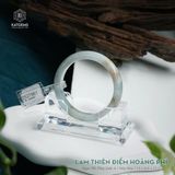  Vòng Khối Ngọc Phỉ Thúy Lam Thiên Điểm Hoàng Phỉ Cao Cấp Bản Hẹ 12 x 8.4 x 51.9 (Không Kén Mệnh) 