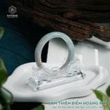  Vòng Khối Ngọc Phỉ Thúy Lam Thiên Điểm Hoàng Phỉ Cao Cấp Bản Hẹ 13.2 x 8.3 x 58.6 (Không Kén Mệnh) 