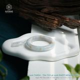  Vòng Khối Ngọc Phỉ Thúy Lam Thiên Điểm Hoàng Phỉ Cao Cấp Bản Hẹ 12.3 x 9 x 55.7 (Không Kén Mệnh) 2527958 