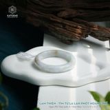  Vòng Khối Ngọc Phỉ Thúy Lam Thiên Điểm Hoàng Phỉ Cao Cấp Bản Hẹ 12.3 x 9 x 55.7 (Không Kén Mệnh) 2527958 