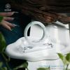 Vòng Khối Ngọc Phỉ Thúy (Type B) Cẩm Thạch Xanh Lý Táo Bản Hẹ 12 x 7.3 x 53.5 (Không Kén Mệnh) S2527485 