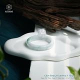  Vòng Khối Ngọc Phỉ Thúy (Type B) Cẩm Thạch Xanh Lý Táo Bản Hẹ 12 x 7.3 x 53.5 (Không Kén Mệnh) 