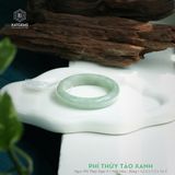  Vòng Khối Ngọc Phỉ Thúy Táo Xanh Cao Cấp Bản Hẹ 12.3 x 7.3 x 53.5 (Không Kén Mệnh) 