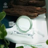  Vòng Khối Ngọc Phỉ Thúy Táo Xanh Cao Cấp Bản Hẹ 12.3 x 7.3 x 53.5 (Không Kén Mệnh) 