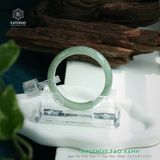  Vòng Khối Ngọc Phỉ Thúy Táo Xanh Cao Cấp Bản Hẹ 12.3 x 8.1 x 57.1 (Không Kén Mệnh) 