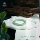  Vòng Khối Ngọc Phỉ Thúy Táo Xanh Cao Cấp Bản Hẹ 9.7 x 7.5 x 55 (Không Kén Mệnh) 