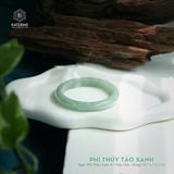  Vòng Khối Ngọc Phỉ Thúy Táo Xanh Cao Cấp Bản Hẹ 9.7 x 7.5 x 55 (Không Kén Mệnh) 
