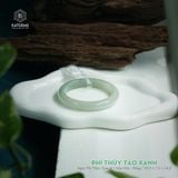  Vòng Khối Ngọc Phỉ Thúy Táo Xanh Cao Cấp Bản Hẹ 10.5 x 7.3 x 54.8 (Không Kén Mệnh) 