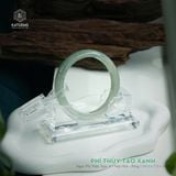  Vòng Khối Ngọc Phỉ Thúy Táo Xanh Cao Cấp Bản Hẹ 10.5 x 7.3 x 54.8 (Không Kén Mệnh) 