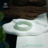  Vòng Khối Ngọc Phỉ Thúy Táo Xanh Cao Cấp Bản Hẹ 12.6 x 8.1 x 53.1 (Không Kén Mệnh) 2527940 