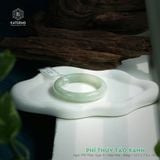  Vòng Khối Ngọc Phỉ Thúy Táo Xanh Cao Cấp Bản Hẹ 12.1 x 7.6 x 54.5 (Không Kén Mệnh) 