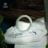  Vòng Khối Ngọc Phỉ Thúy Táo Xanh Cao Cấp Bản Hẹ 12.1 x 7.6 x 54.5 (Không Kén Mệnh) 