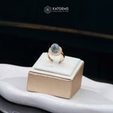  Nhẫn Vàng Ngọc Phỉ Thuý Hoa Bay Độc Bản (Không Kén Mệnh) 