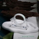  Vòng Khối Ngọc Phỉ Thúy Bạch Đế Thanh Cao Cấp Bản Oval 12.7 x 7.5 x 45.7 x 51 (Không Kén Mệnh) 