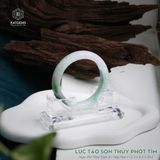  Vòng Khối Ngọc Phỉ Thúy Lục Táo Sơn Thủy Phớt Tím Cao Cấp Bản Hẹ 12.3 x 8.5 x 54.2 (Không Kén Mệnh) 2528780 