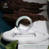  Vòng Khối Ngọc Phỉ Thúy Lục Táo Sơn Thủy Phớt Tím Cao Cấp Bản Hẹ 12.2 x 9 x 52.1 (Không Kén Mệnh) 
