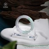  Vòng Khối Ngọc Phỉ Thúy Lục Táo Sơn Thủy Phớt Tím Cao Cấp Bản Hẹ 12.2 x 9 x 52.1 (Không Kén Mệnh) 