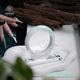  Vòng Khối Ngọc Phỉ Thúy Jade A Bạch Đế Thanh Cao Cấp Bản Hẹ 14.2 x 8.8 x 54.5 (Không Kén Mệnh) 2529589 