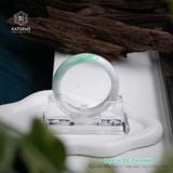  Vòng Khối Ngọc Phỉ Thúy Jade A Bạch Đế Thanh Cao Cấp Bản Hẹ 14.2 x 8.8 x 54.5 (Không Kén Mệnh) 2529589 