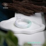  Vòng Khối Ngọc Phỉ Thúy Jade A Bạch Đế Thanh Cao Cấp Bản Hẹ 14.2 x 8.8 x 54.5 (Không Kén Mệnh) 2529589 