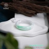  Vòng Khối Ngọc Phỉ Thúy Jade A Bạch Đế Thanh Cao Cấp Bản Hẹ 14.2 x 8.8 x 54.5 (Không Kén Mệnh) 2529589 