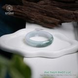  Vòng Khối Ngọc Phỉ Thúy Jade A Phỉ Thúy Phớt Lục Cao Cấp Bản Hẹ 13.6 x 7.8 x 53.6 (Không Kén Mệnh) 2529596 